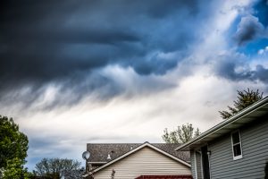 Storm Clouds over House