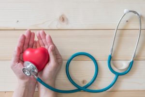Stethoscope - heart in hands