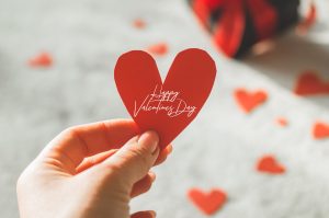 valentine's day heart cutout