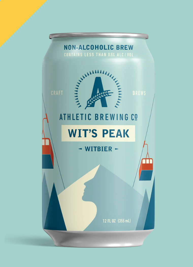 photo of athletic brewing beer in a can